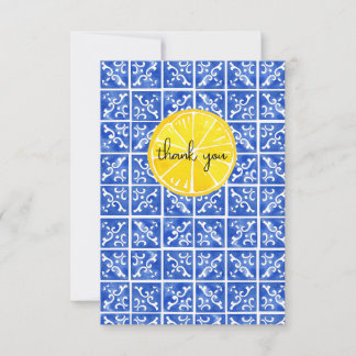 Lemon & Tile Vielen Dank für Ihre Karte