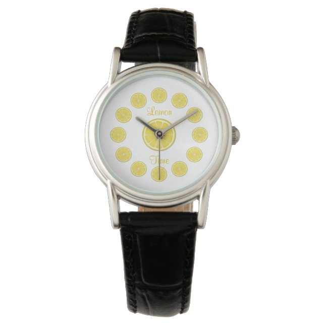 Lemon Time Watch Armbanduhr (Vorderseite)