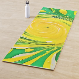 Lemon Tornado Design Yogamatte