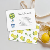 Lemon Tree Baby Shower Buchanfrage