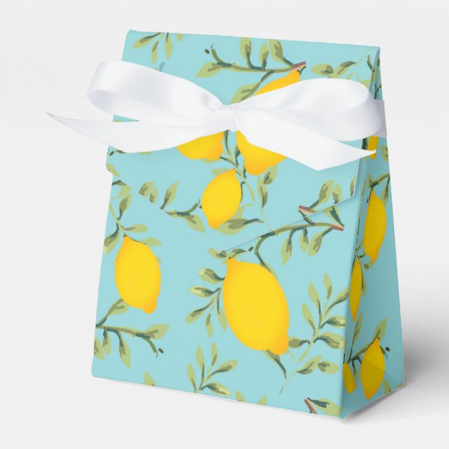 Lemon Tree Gastgeschenk Box Geschenkschachtel (Vorderseite)