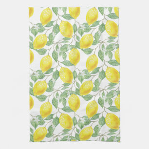 Lemon Tree Pattern Handtuch
