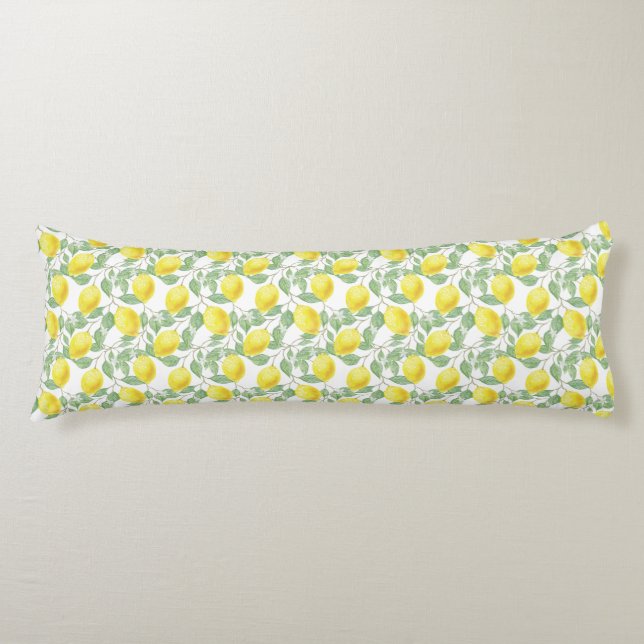 Lemon Tree Pattern Seitenschläferkissen (Vorderseite)