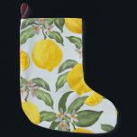 Lemon Tropical Frucht Vintages Muster Kleiner Weihnachtsstrumpf<br><div class="desc">Lemon nahtlos Vintages Muster. Hintergrund tropischer Früchte. Sommer exotischer Druck. Handgezeichnete Abbildung. Botanisches realistisches Öko. Citrus Bliss: Lemon-infused Vintag Elegance enthüllt. Lemon Freshness: Tropische Zest in handgezeichneten Gewölben. Zitrone,  Aquarell,  botanisch,  Illustration,  zeichnend,  Vintag,  Obst,  Muster,  Limonade,  Hintergrund,  Textur,  Dekoration,  Essen,  Sommer,  Mode,  Natur,  Blatt,  Blumen,  Garten,  Grün</div>