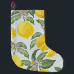 Lemon Tropical Frucht Vintages Muster Kleiner Weihnachtsstrumpf<br><div class="desc">Lemon nahtlos Vintages Muster. Hintergrund tropischer Früchte. Sommer exotischer Druck. Handgezeichnete Abbildung. Botanisches realistisches Öko. Citrus Bliss: Lemon-infused Vintag Elegance enthüllt. Lemon Freshness: Tropische Zest in handgezeichneten Gewölben. Zitrone,  Aquarell,  botanisch,  Illustration,  zeichnend,  Vintag,  Obst,  Muster,  Limonade,  Hintergrund,  Textur,  Dekoration,  Essen,  Sommer,  Mode,  Natur,  Blatt,  Blumen,  Garten,  Grün</div>