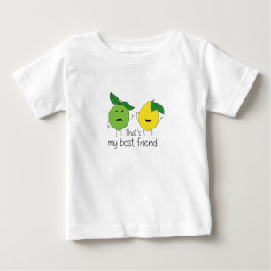 Lemon und Limone BESTE FREUNDIN der besten Freunde Baby T-shirt