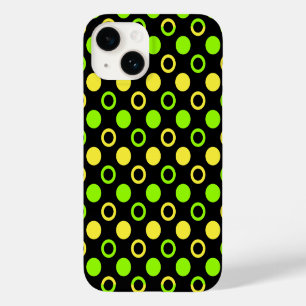 Lemon und Limone Ringe und Polka Dots von ST. Aylo Case-Mate iPhone 14 Hülle