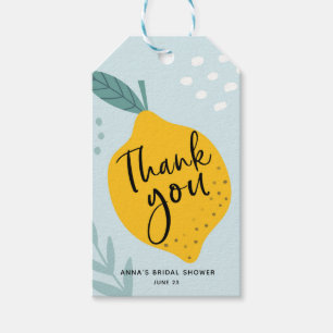 Lemon Vielen Dank für Ihr Interesse Tag Geschenkanhänger