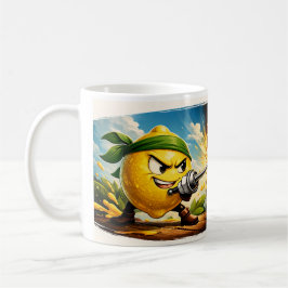 Lemon vs Coffee Duel Mug – FunnClassic Mug, 325 ml Kaffeetasse