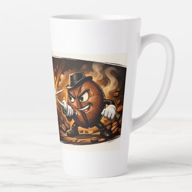 Lemon vs Coffee Duel Mug,Large Latte Mug, 503 ml   Milchtasse (Rechts)