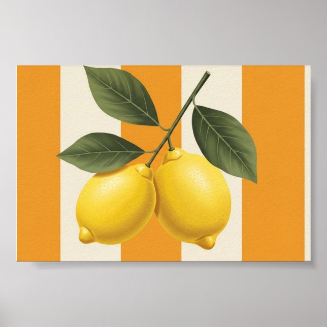 Lemon Wall Art Poster (Vorne)
