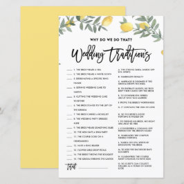 Lemon, warum wir dieses Hochzeitspiel machen