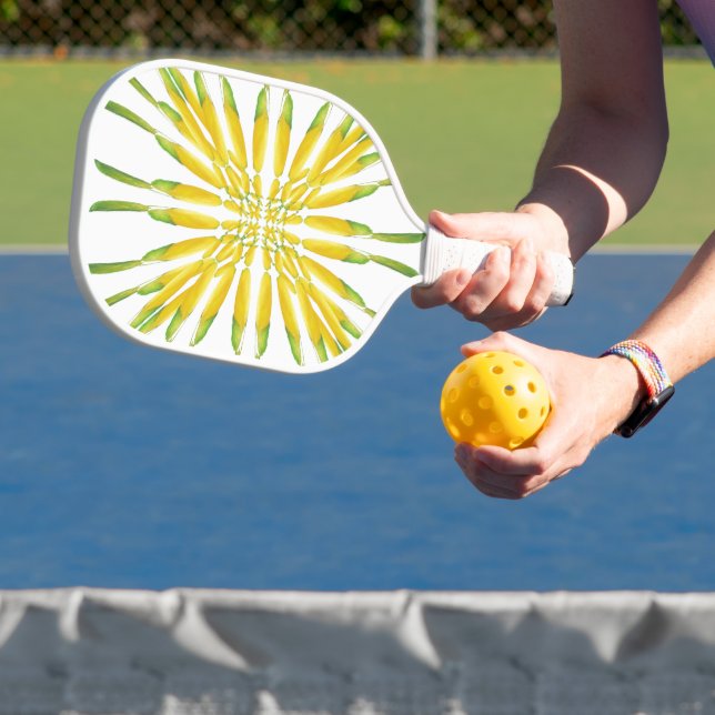 Lemon Watercolor Malerei Art Design Pickleball Schläger (InSitu)
