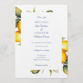 Lemon Wedding Invitation Suite Einladung