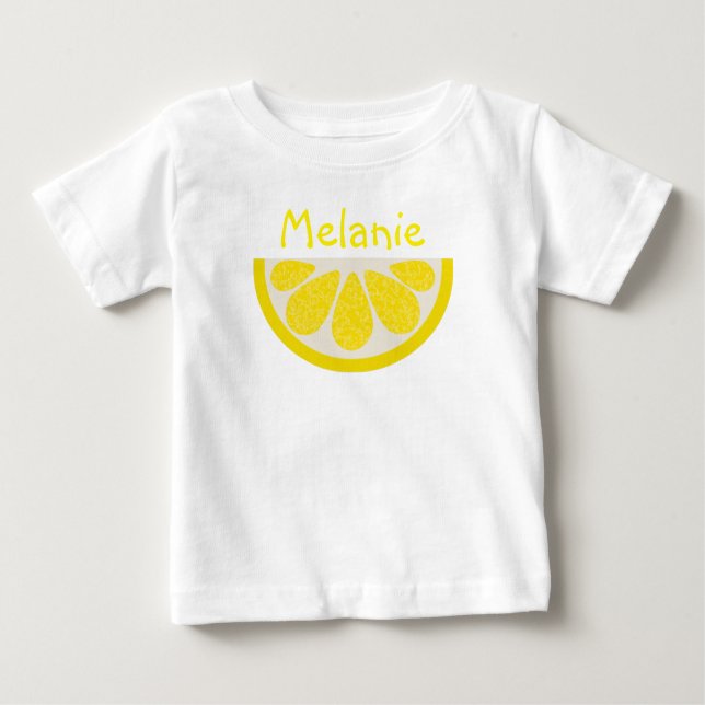 Lemon Wedge Individuelle Name Shirt (Vorderseite)