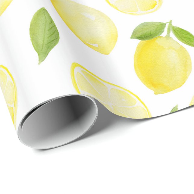 Lemon Wrapper Geschenkpapier (Rolleneckpunkt)