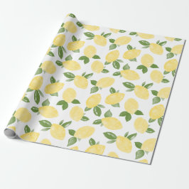 Lemon Wrapping Paper Geschenkpapier