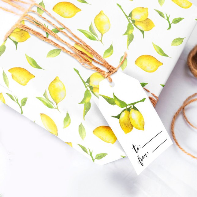 Lemon Wrapping Paper Geschenkpapier (Von Creator hochgeladen)