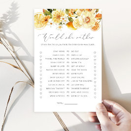 Lemon Würde sie lieber Brautparty-Spiel