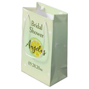 Lemon Yellow Brautparty Geschenktasche Kleine Geschenktüte