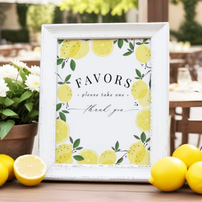 Lemon Yellow Citrus Duwer Favoriten Zeichen Poster (Von Creator hochgeladen)