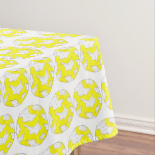 Lemon Yellow Crinkle Cookies Bake Sale Bäckerei Tischdecke