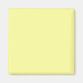 Lemon Yellow FFFF9F Farbe mit der Option Name hinz Magnet