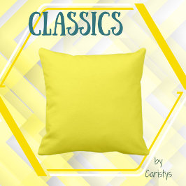 Lemon Yellow Indoor Kissen