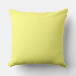 Lemon Yellow Large Kissen