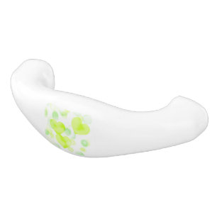 Lemon Yellow Liebe Hearts Drawer Pull Keramik Schubladengriff