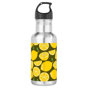 Lemon Yellow Modern Fun Niedlich Edelstahlflasche