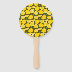 Lemon Yellow Modern Fun Niedlich Fächer