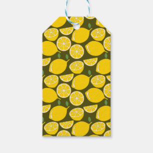 Lemon Yellow Modern Fun Niedlich Geschenkanhänger