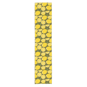 Lemon Yellow Modern Fun Niedlich Kurzer Tischläufer