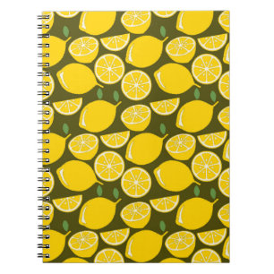 Lemon Yellow Modern Fun Niedlich Notizblock