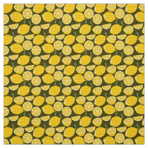 Lemon Yellow Modern Fun Niedlich Stoff