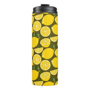 Lemon Yellow Modern Fun Niedlich Thermosbecher