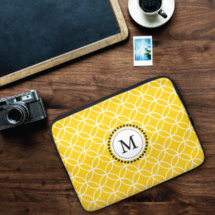Lemon Yellow Monogram Laptopschutzhülle