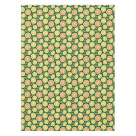 Lemon yellow orange Pattern green Tischdecke