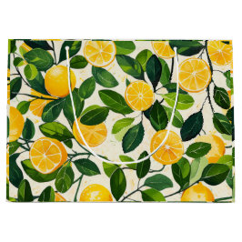 "Lemon Zest Gift Bag" Große Geschenktüte