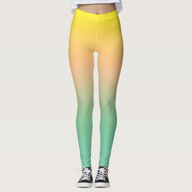 Lemon Zest Leggings (Vorderseite)