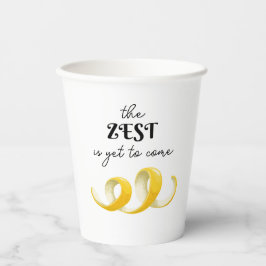 Lemon Zest Party Cup Pappbecher