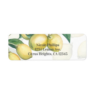 Lemon Zweig White & Yellow Country Rustic Favor