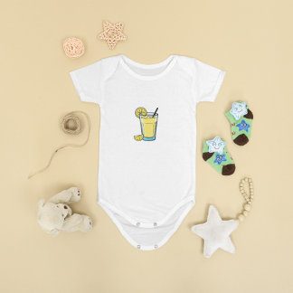 Lemonade Art Baby Bodysuit Strampler