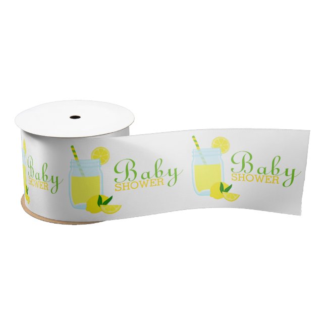 Lemonade Baby Dusche Satinband (Spule)