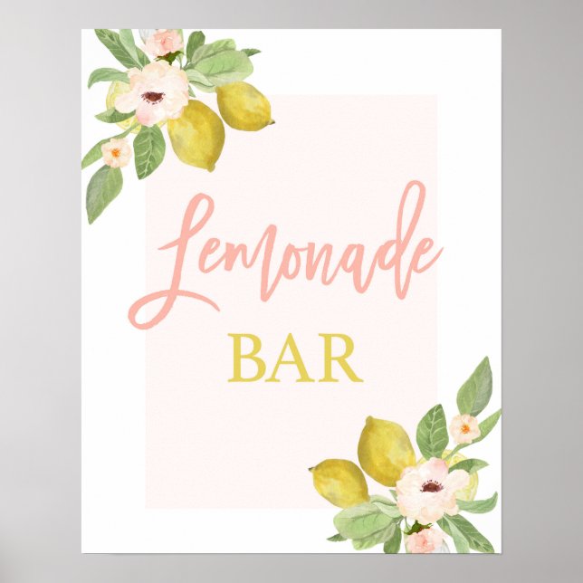 Lemonade-Bar Poster (Vorne)