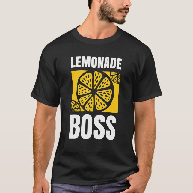 Lemonade Boss Juice Stand 1 T-Shirt (Vorderseite)