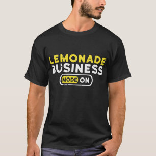 Lemonade Business Mode auf Sommer-Fruchtsaft T-Shirt