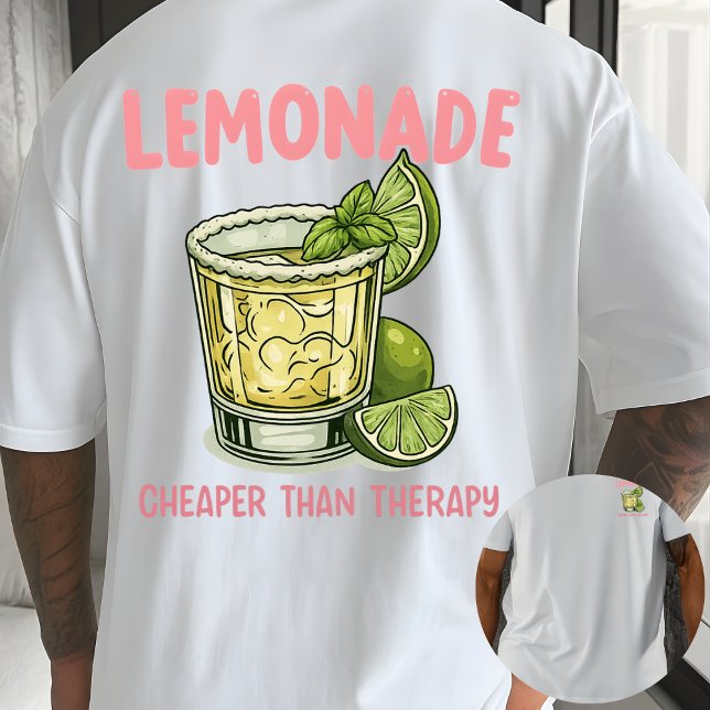 Lemonade Cheaper  Funny Summer Drink cocktail T-Shirt (Von Creator hochgeladen)