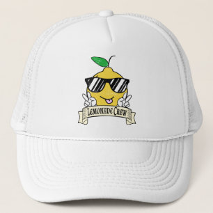 Lemonade Crew - Kawaii Peace Hand und Sonnenbrille Truckerkappe
